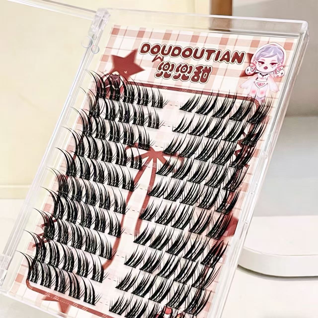 Doudoutian Fox-Style Winged Ey - Eyelash Extension Douyin avaliação e preço